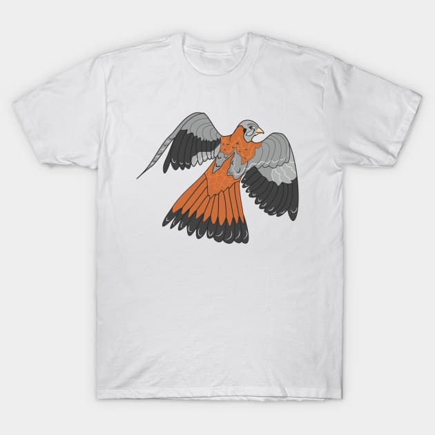 Cute Bird T-Shirt by Alekvik